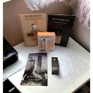GIVENCHY Le Rose Perfecto Miniatures + Le Rouge Lipstick + Mascara + Samples NEW